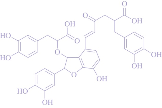 丹酚酸B的化学结构