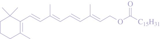 棕榈酸视黄酯的化学结构