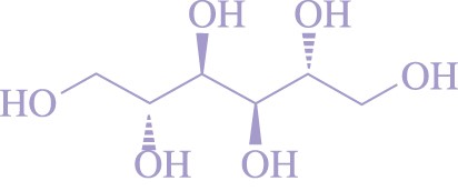 甘露糖醇的化学结构