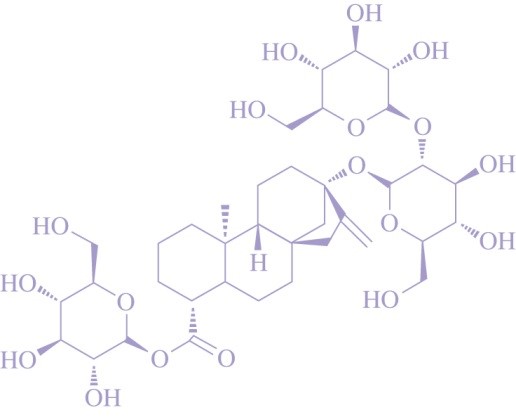 甜菊糖苷的化学结构