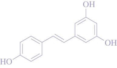 白藜芦醇的化学结构