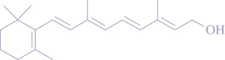 视黄醇的化学结构